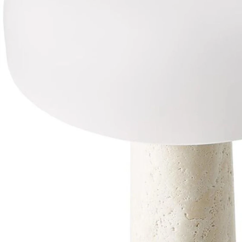 Imagem -06 - Wabi Sabi Marble Stone Led Table Lamp Design Vintage Luzes Interiores Decoração do Quarto e do Sofá Design de Luxo