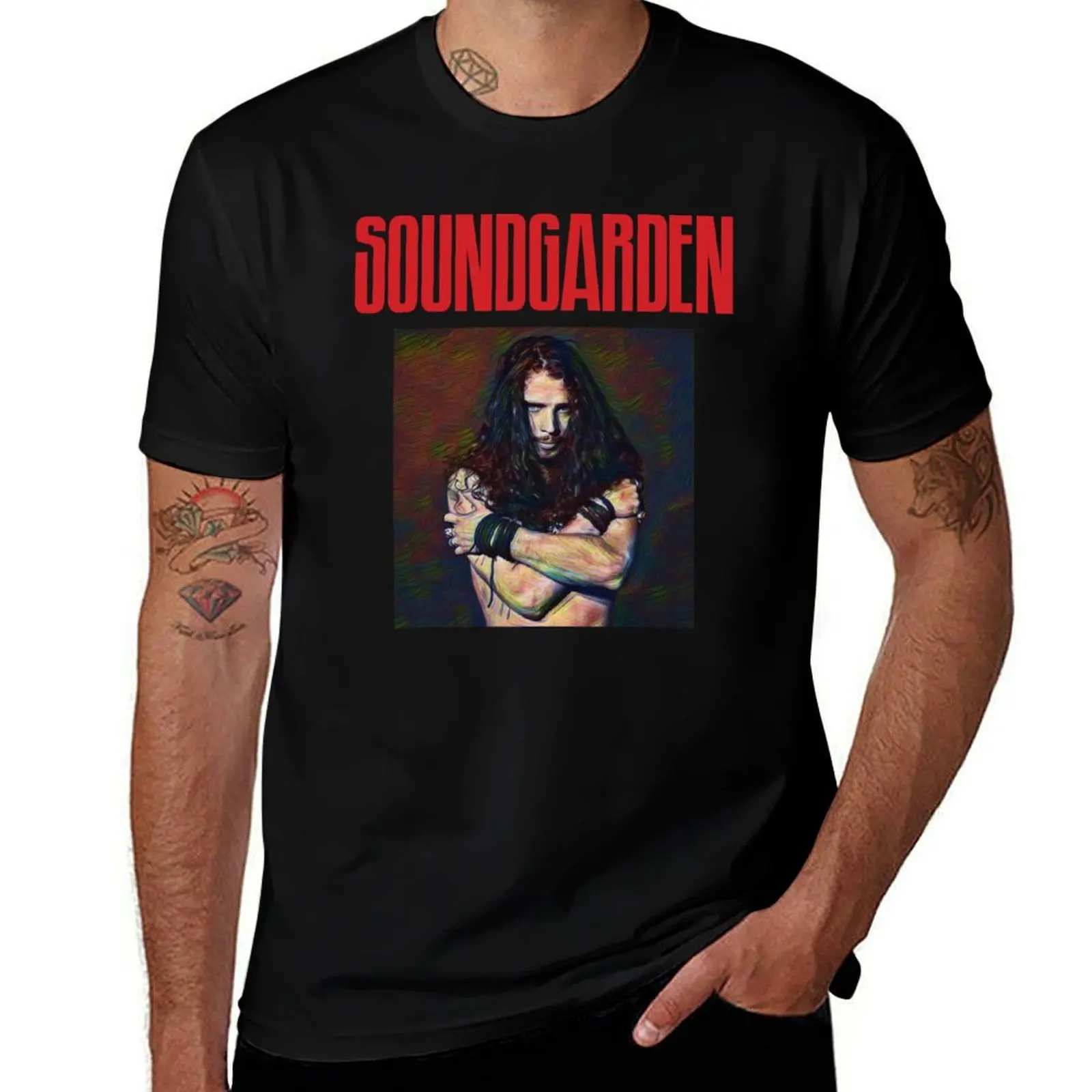 

Soundgarden Chris Cornell T-Shirt graphic t shirt vintage man t shirt sweat mens graphic t-shirts funny