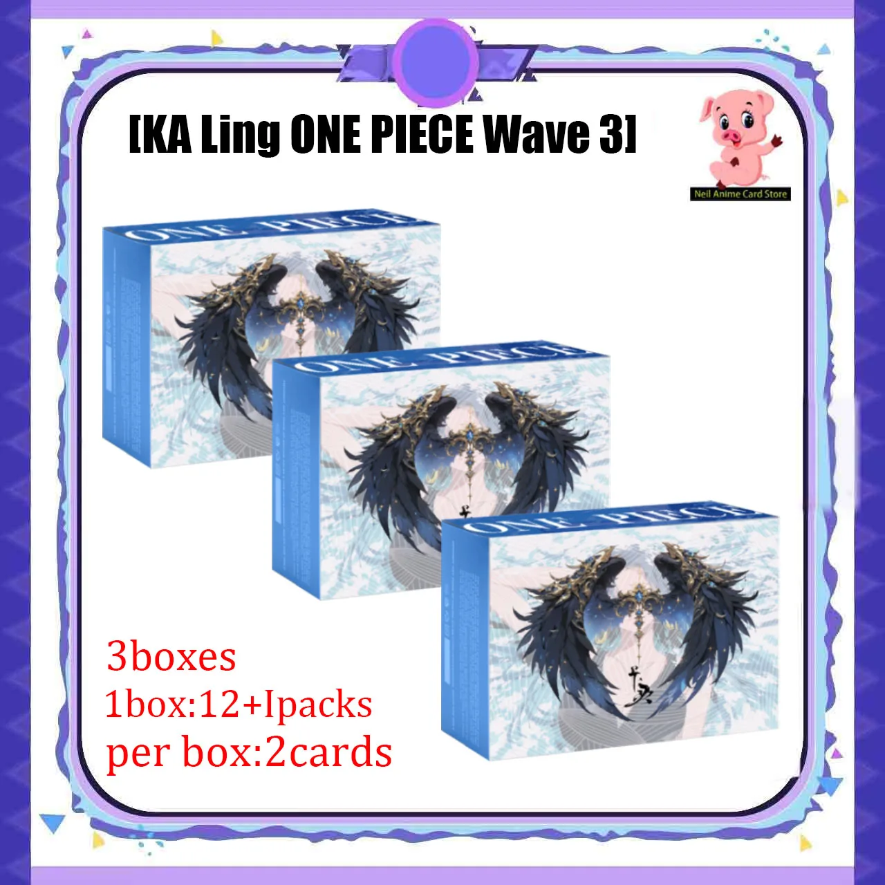 

KA Ling ONE PIECE Wave 3, коллекционные карты Reverie World Goddess, клей Bor Nami Booster Box CCG TCG, подарок для хобби