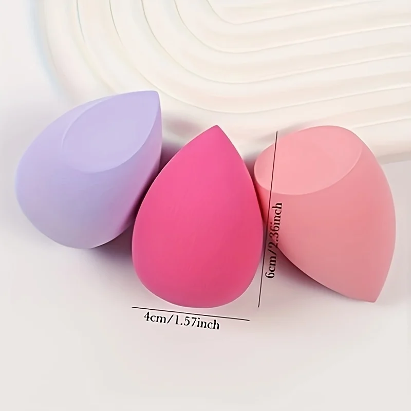 25pcs Hydrophilic Makeup Sponges - Latex-Free Multi-Color Blenders for Flawless Foundation | All Skin Types & Professional Kit