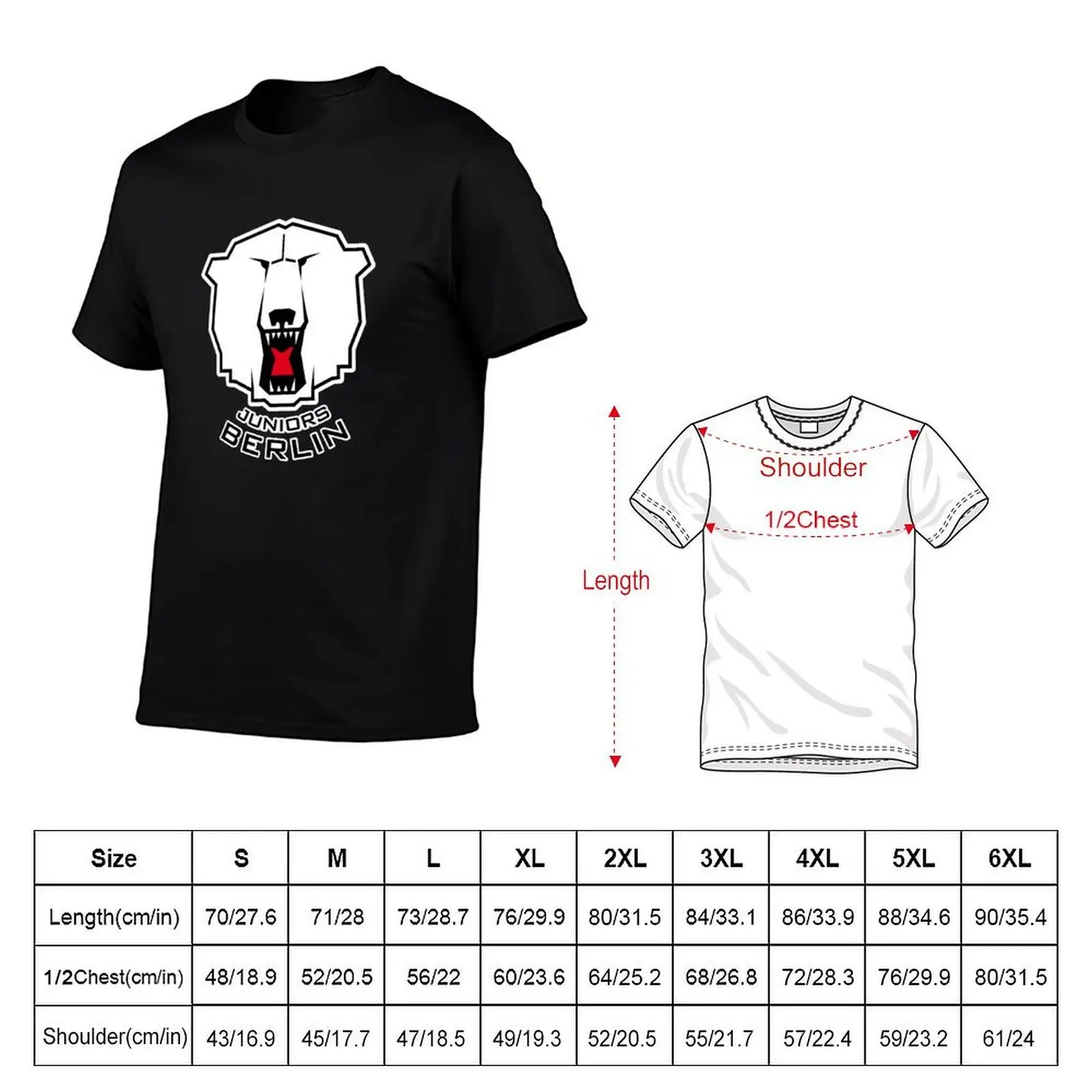 Eisb?ren Juniors Berlin T-Shirt custom shirt anime clothes mens funny t shirts