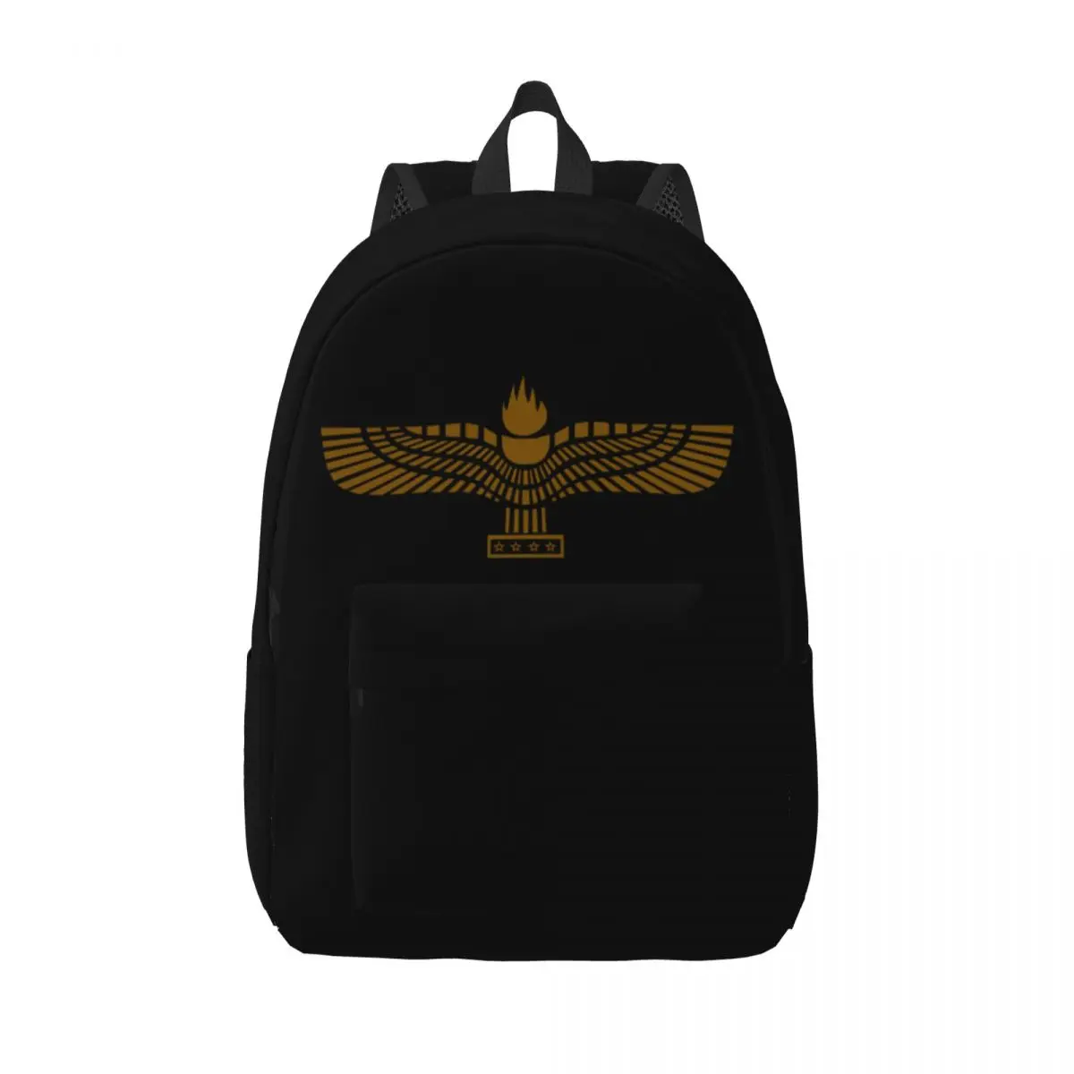 Aramean Suryoyo Syriac Flag Canvas Backpacks for Women Men Waterproof College School Assyria Bag Printing Bookbag