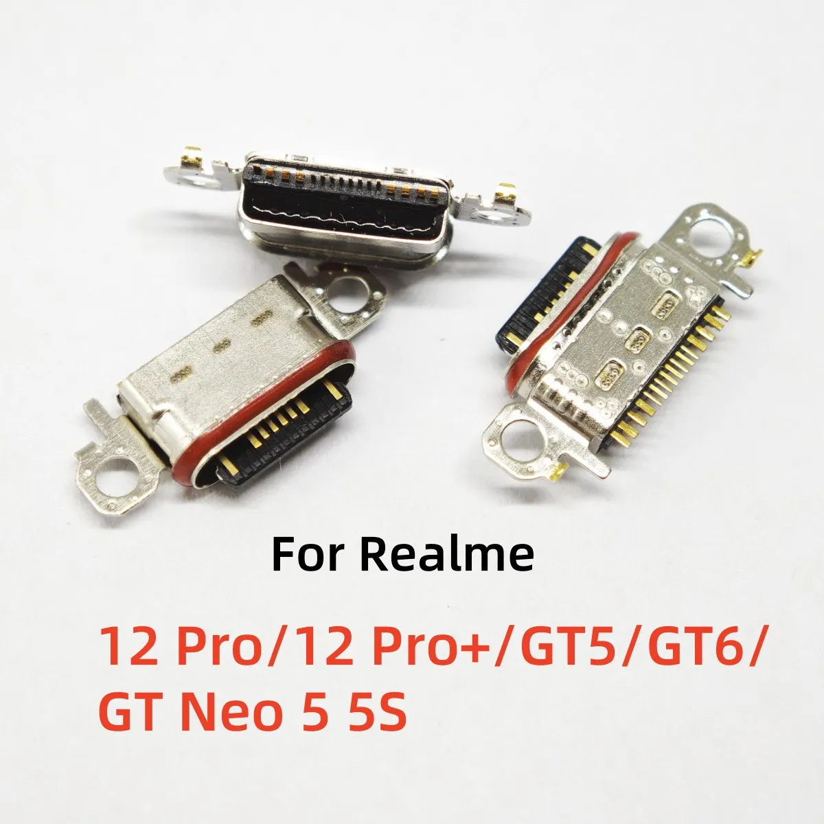 

2-10pcs USB Connector Mobile Charging port For OPPO Realme 12 Pro +/GT5/GT6/GT Neo 5 5S Jack Socket Dock Charging tail plug