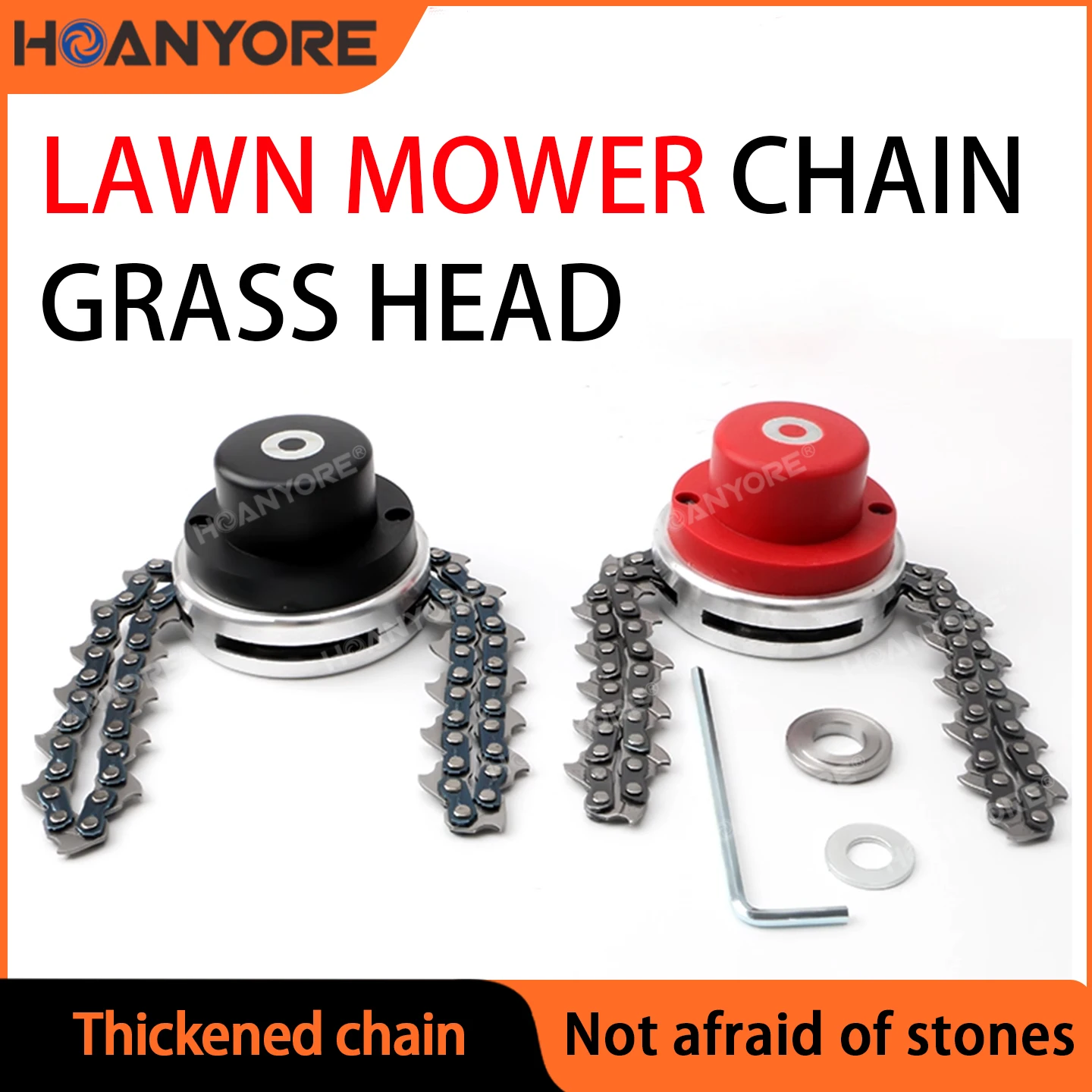 Lawn Mower Chain Mower Head Mower Head Chain Terms Thickened Cordless Wear Resistant Universal Accessories
