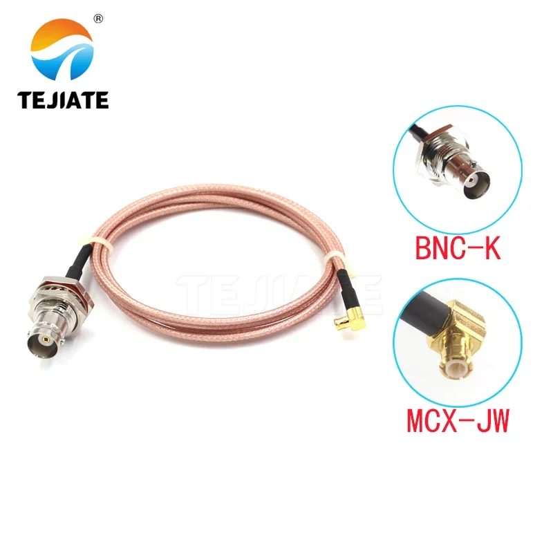 

1 шт. кабель-адаптер TEJIATE BNC в тип MCX BNCK, конвертер MCXJW 8-90 см, 1 м, 1,5 м, длина 2 м, разъем RG316, провод
