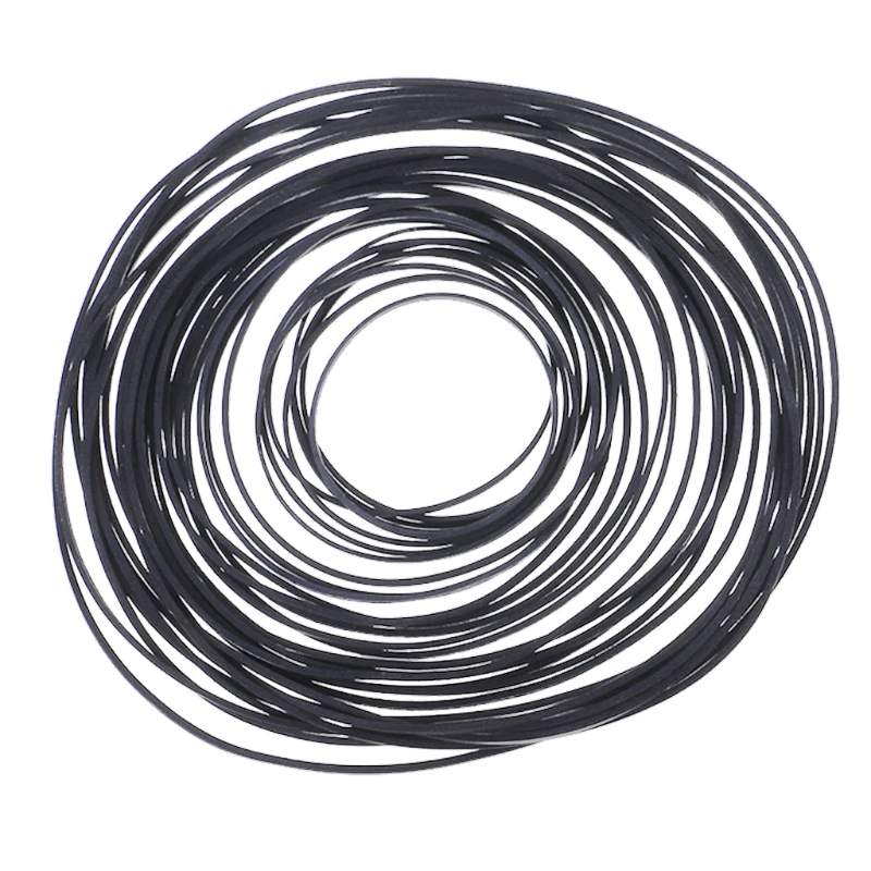 Flat Belt Turntable Rubber Belt for LP Vinyl Record Player Phono 80pcs