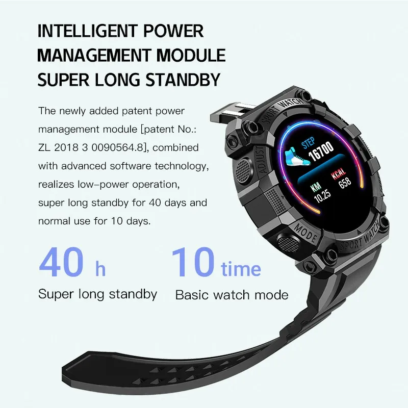 10Pcs Wholesale FD68S Smart Watch Men Women Heart Rate Monitor Sports FitnessTracker Smartwatch for Android Ios DDP