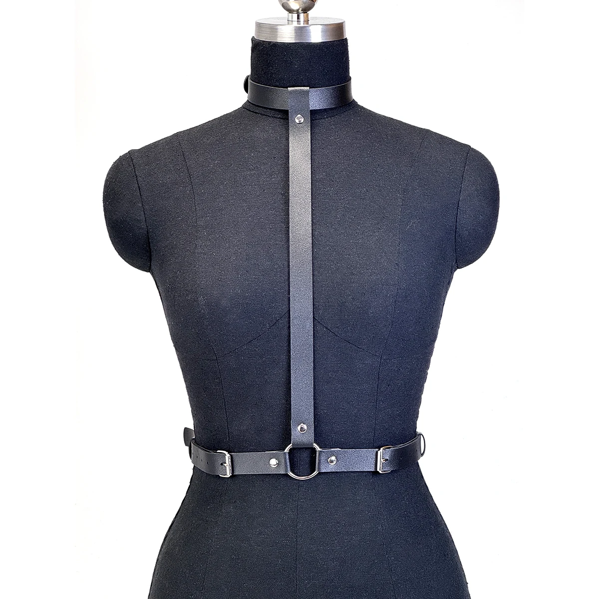 Sexy Brustgeschirr für Frauen PU Leder Dessous Bondage Körpergeschirr Gürtel Gothic Fetisch Kleidung Hosenträger Rave BDSM Sexspielzeug