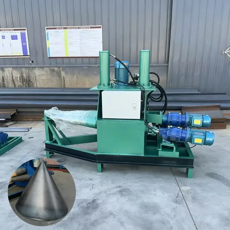 CE Certification High Precision 280KG Small Cone Roller Bending Machine 1-4m/min Rolling Speed Aluminum Metal Taper Tube
