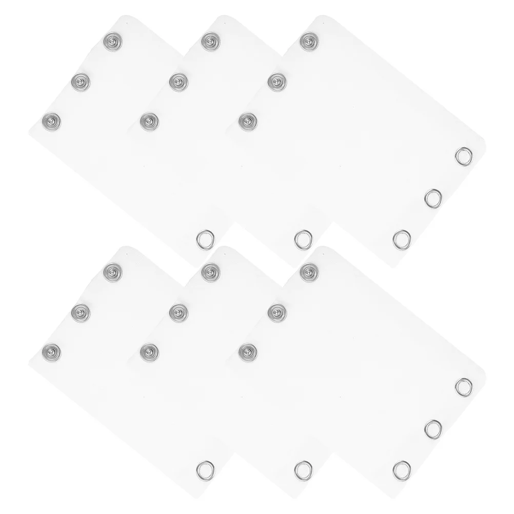 

6pcs Baby Bodysuit Extender Snap Adjustable Cotton Jumpsuit Extension For Infant Toddler Rompers Crawling Wear Sleep Travel