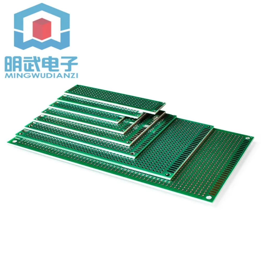 Double-sided Tin Spray 3*7cm 1.6mm Fiberboard PCB Board Experiment Board 2.54mm Hole Board