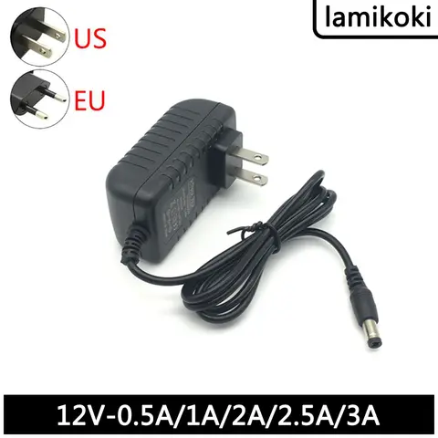 12V 3A 전원 어댑터 디스플레이 전원 공급 장치, 12V 2.5A 2A 1A 범용 라우터 무선 네트워크 광학 Cat 전원 공급 장치