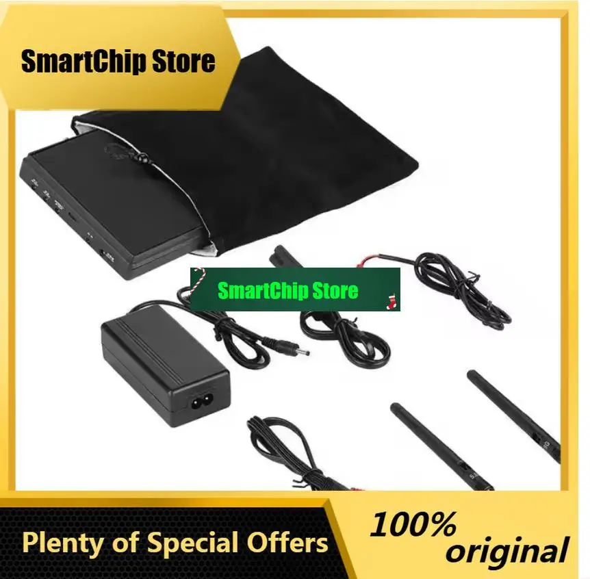 SmCpFPV Monitor With DVR 5.8G 40CH 7 Inch LCD Screen Monitor 9IMOD LCD5802D 800x480 Dual Diversity Receiver For FPV Drone RC Car
