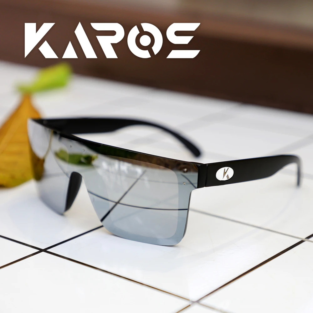 Karos New UV400 Protection Sunglasses Retro Vintage Square Outdoor Sports Eyewear for Daily Driving Hiking Cycling Glasses YZ35