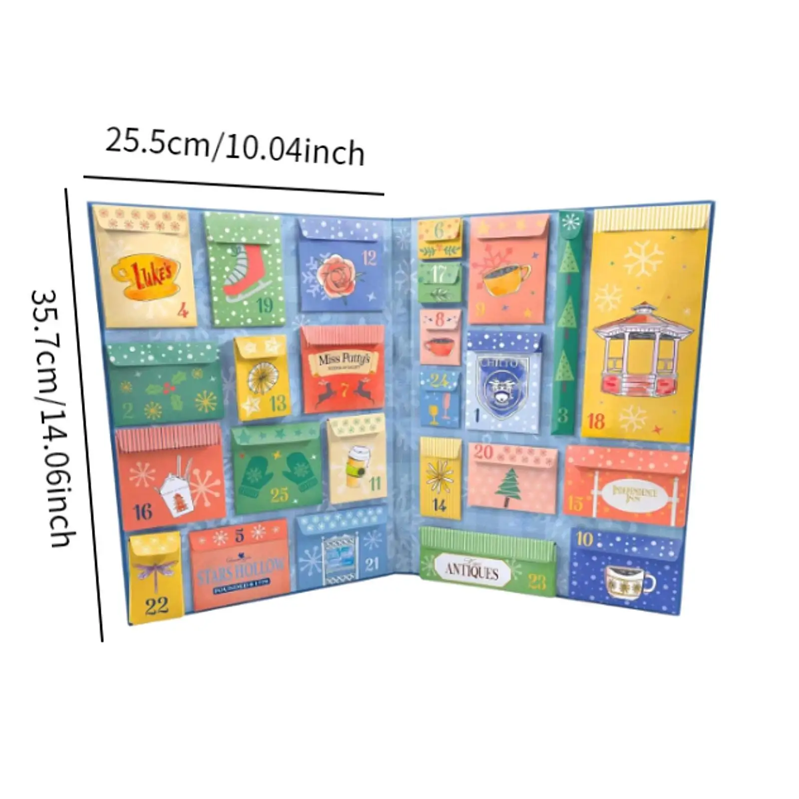 تقويم قدوم عيد الميلاد 2024، هدية العيد، ديكور سطح المكتب، عيد الميلاد