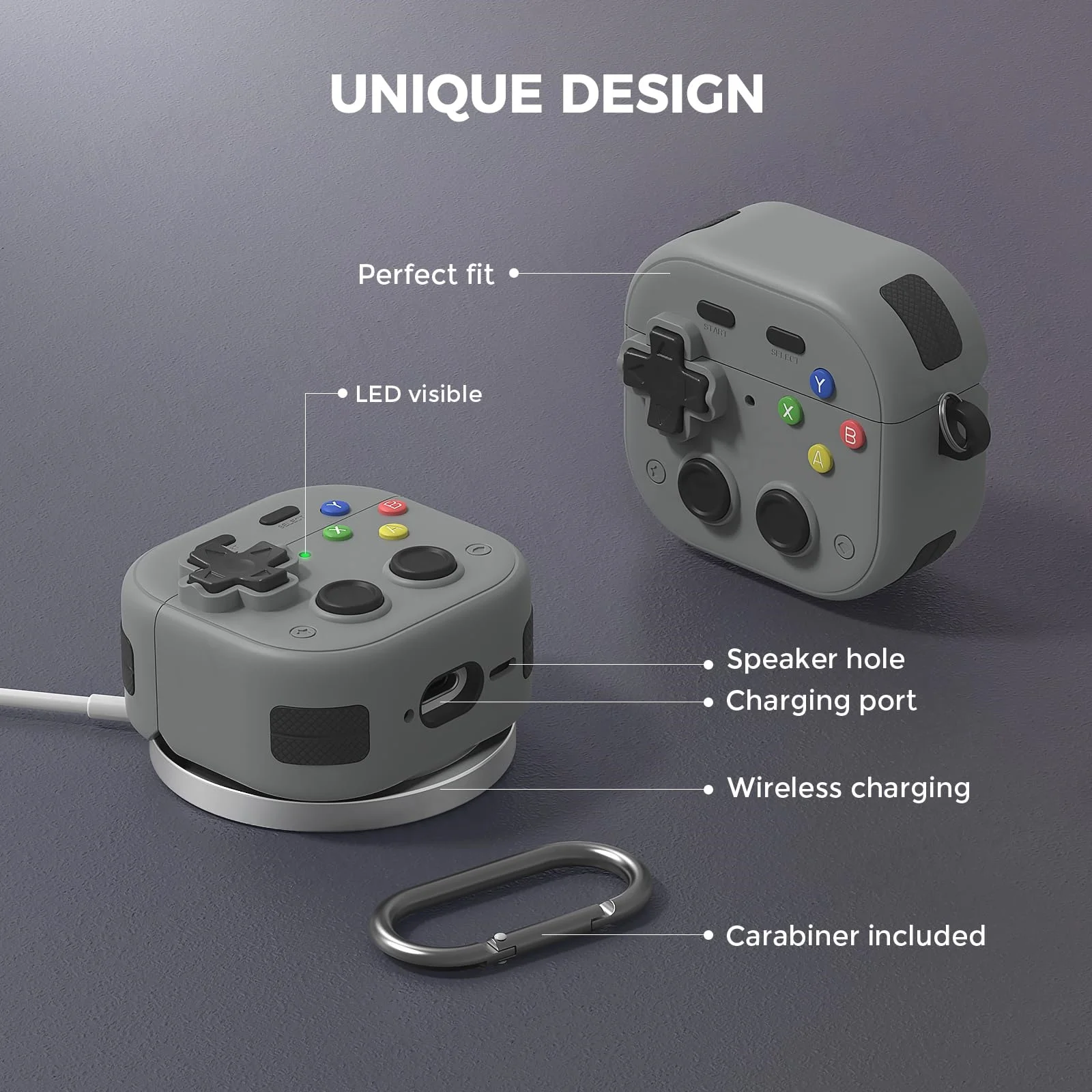 2025 apple airpods pro 3D 게임 패드 용 새 하드 커버 AirPods 4 세대 케이스 Funda 용 남성용 럭셔리 디자이너 PC 충격 방지 커버