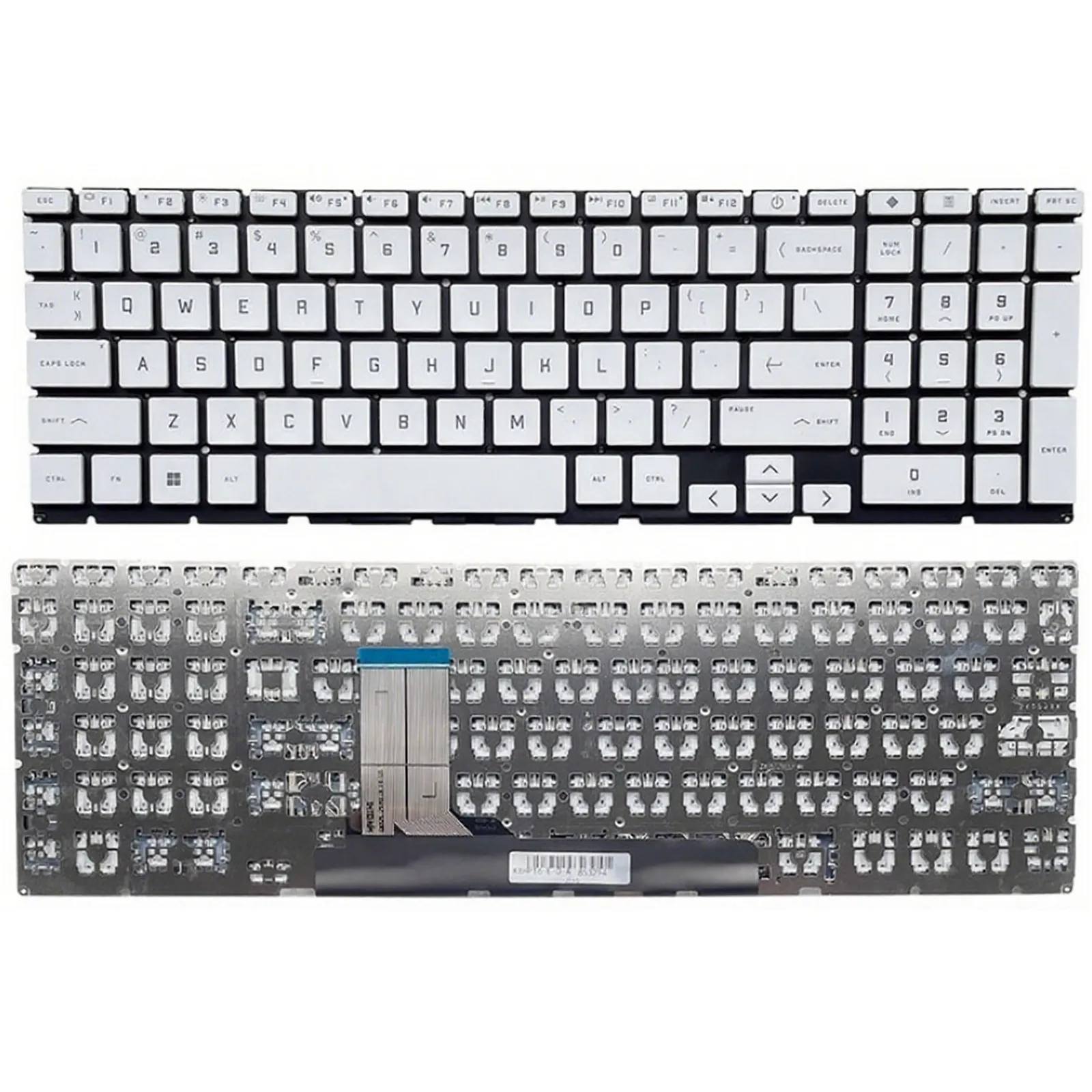 تخطيط الولايات المتحدة ل HP Victus 7/8/9 16-D 16-E 16T-D 16-R 16-S 15-FA FB TPN-Q263 Q264 Q278 C169 C170 TPN- Q264 Q279 لوحة مفاتيح الكمبيوتر المحمول