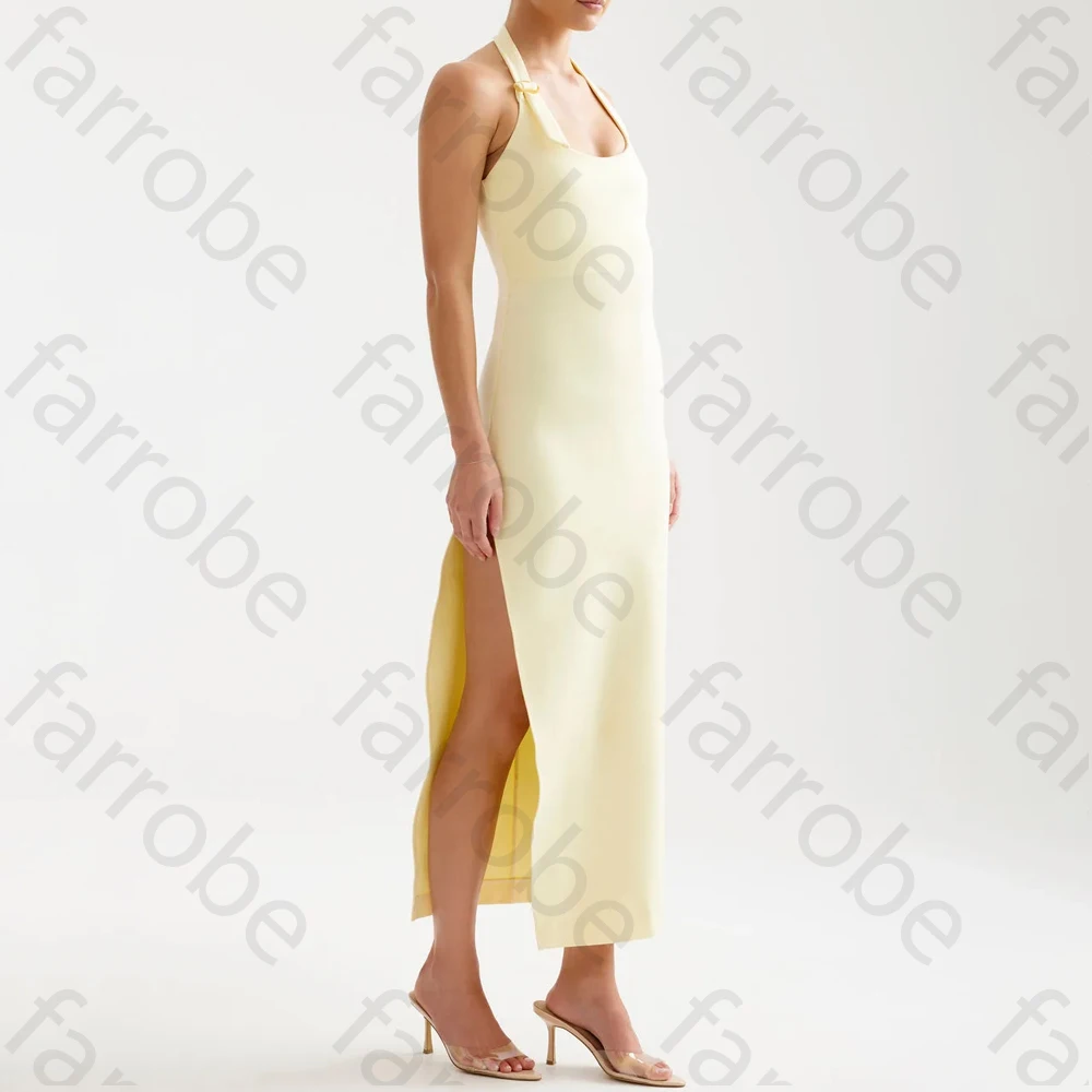 ที่กําหนดเองเซ็กซี่ Elegant Limoncello ชุด A-Line ชุดราตรีโอกาสอย่างเป็นทางการประณีตคุณภาพสูงพรหมปาร์ตี้ชุดสําหรับสตรี