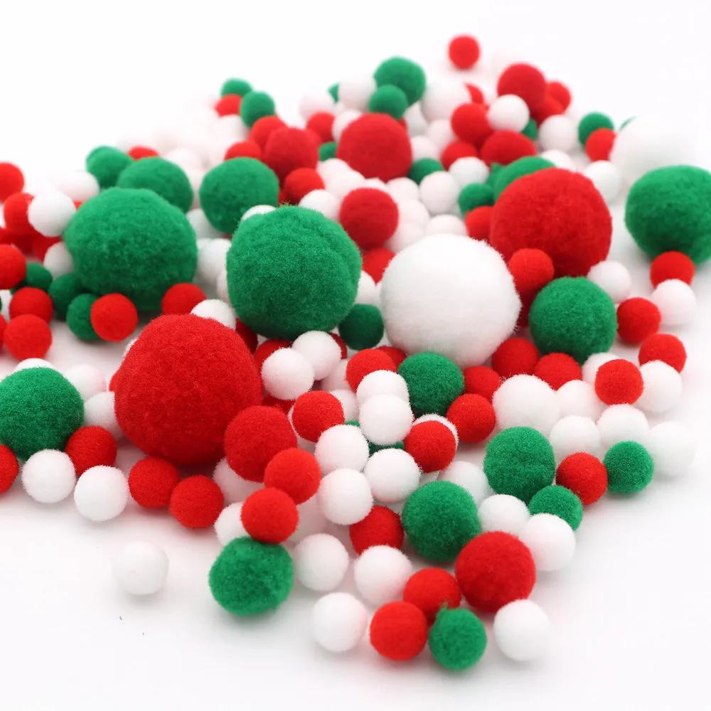 10/20/25/30 مللي متر بريق الكريات الكرة رقيق أفخم عيد الميلاد بوم بوم الديكور فلاش أفخم الكرة اليدوية للأطفال DIY المواد #2