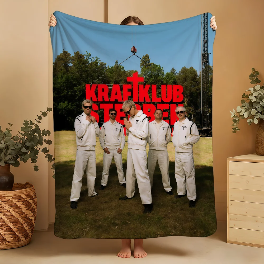 In Blanket Karl-Marx-Stadt Throw Super Kraftklub Cosy Plush Living Room Sofa Couch Childish Sterben Birthday Gifts