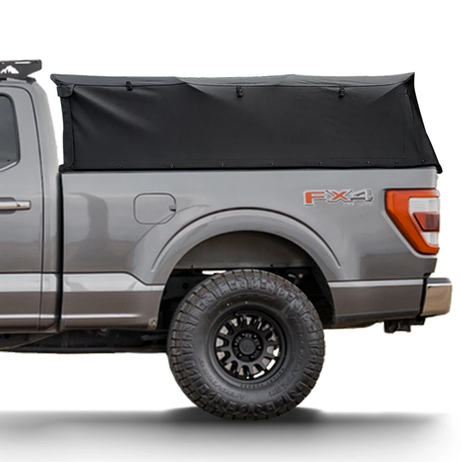 Canvas Top Folding Waterproof Soft Truck Topper Customization Canvas Top Waterproof Soft Truck Topper Ford raptor F150