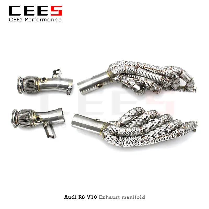 

CEES Exhaust Manifold for AUDI R8 V10 5.2L 2010-2019 Tuning Automotive Performance Accessories Exhaust Downpipe Headers