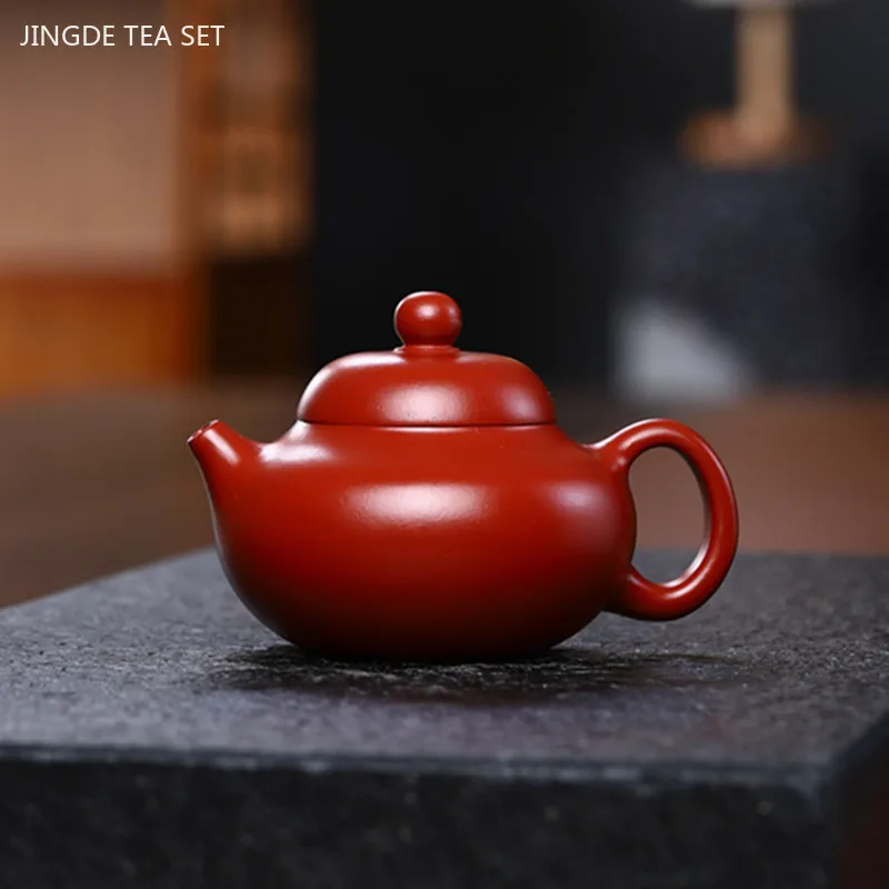 130ml Handmade Yixing Purple Clay Teapot High Quality Dahongpao Tea Maker Chinese Beauty Filter Kettle Customized Tea Pot