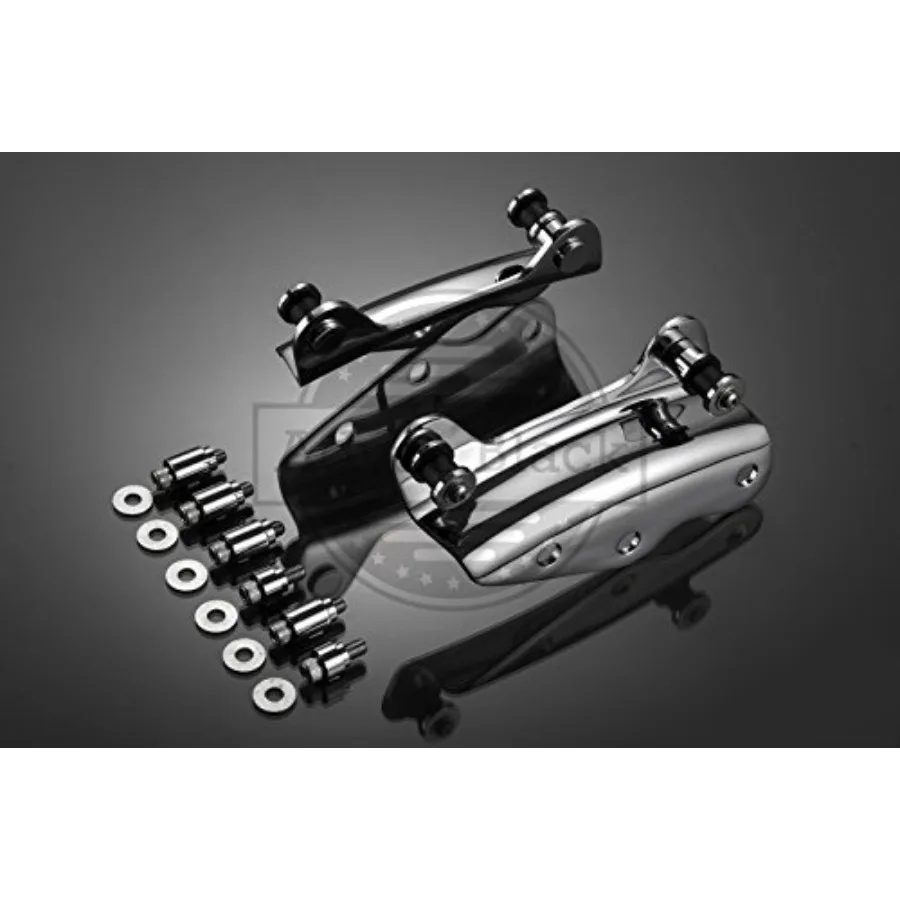 

US Stock 4Point Docking Hardware Kit for Harley Touring Models Chrome Finish Designed for Enhanced Stability and Easy Installat