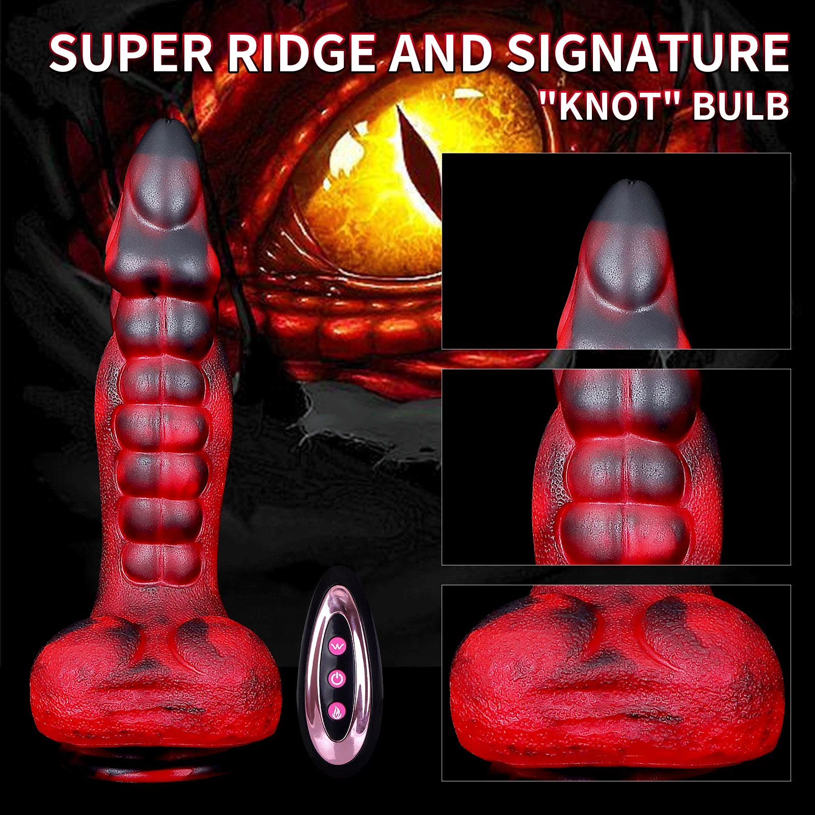 Dragon Thrusting Dildo Vibrator Suction Cup Realistic Big Penis Anal Plug Adult Supplies Gay Lesbian Sex Toys For Women Men 18+