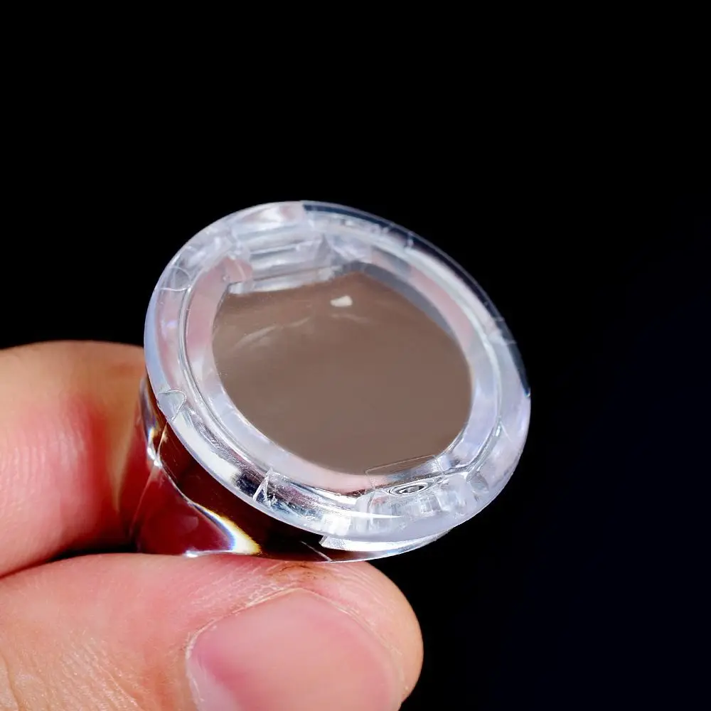 Reusable Tattoo Ink Ring Cups Transparent Permanent Eyelash Extension Glue Holder Grafting Eyelash With Lid Cover Cap