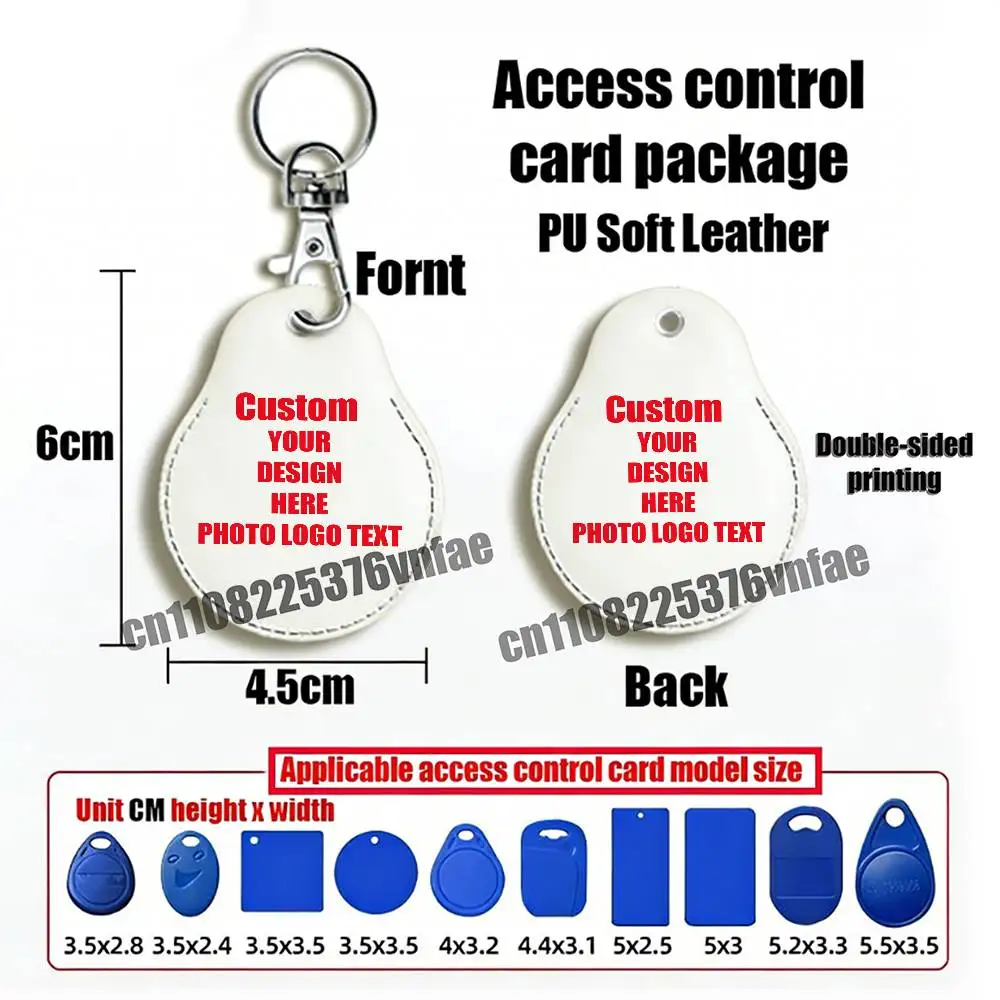 

DIY Customiz Custom Tailor Made Photo Logo Text Card Holder ID Clips Credit Bank Elevator Access Bus Car Card Case Keychain