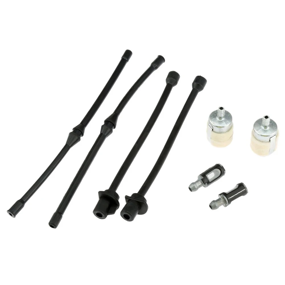 Oil Filter Fuel Pipe 8pcs set Brushcuter Chainsaw Yard For 4500 5200 5800 Garden Supplies Lawn Mower Outdoor Parts