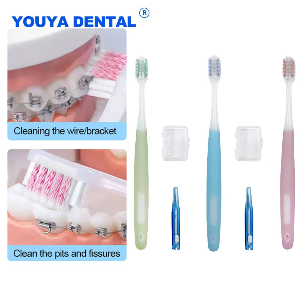 

U Shaped Toothbrush Orthodontics Deep Cleaning For Dental Braces Adult Orthodontic Soft Toothbrushes Oral Dental Tooth Brush