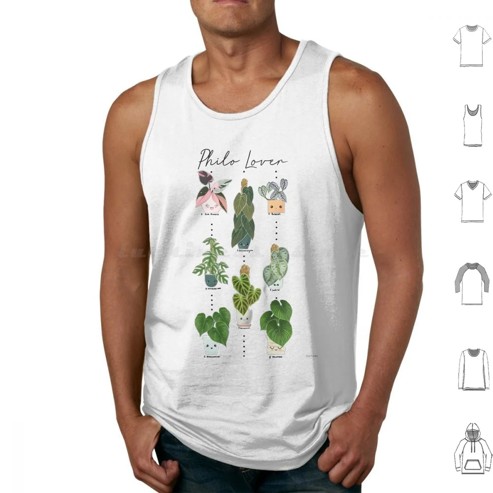 Philodendron Lover Tank Tops Vest Sleeveless Set Hoya Hoyamygosh House Plants Plant Lady Houseplants Kuwaii Cute Plants Plant