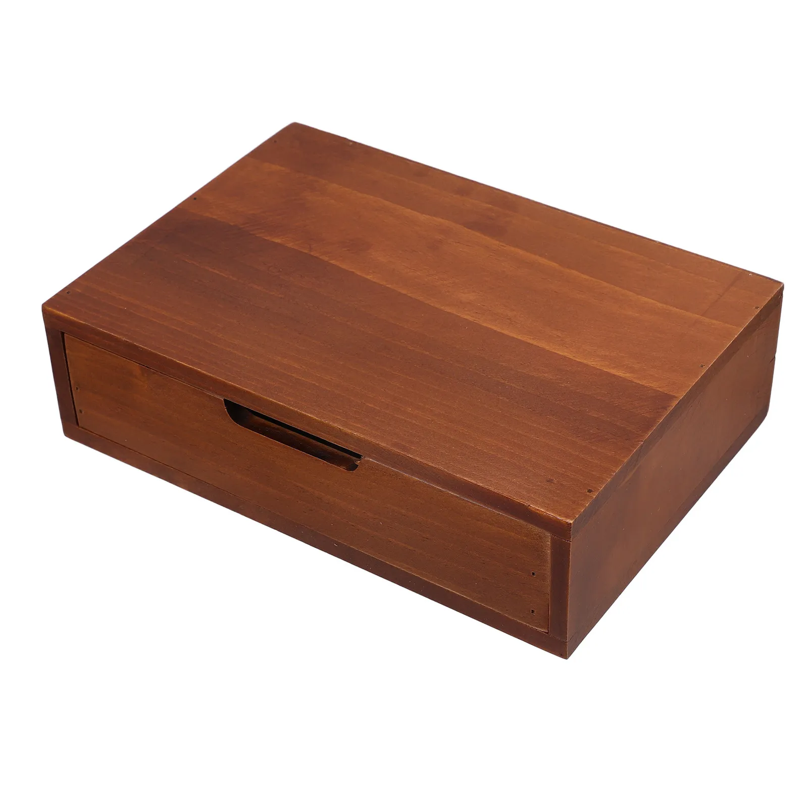 Desktop Wooden Drawer Storage Cabinet Vintage Desktop Organizer Multifunctional Office Stationery Makeup Storage Box for Home