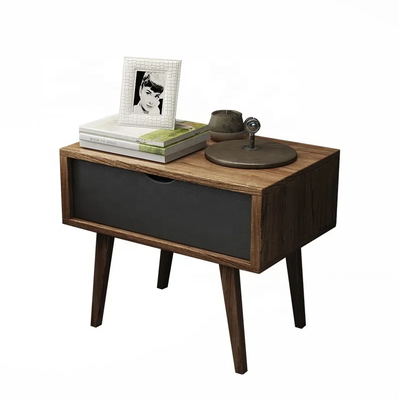 

Hot Sale Classical Home Furniture Bedside Cabinet Wood Bed Night Stands Bedroom