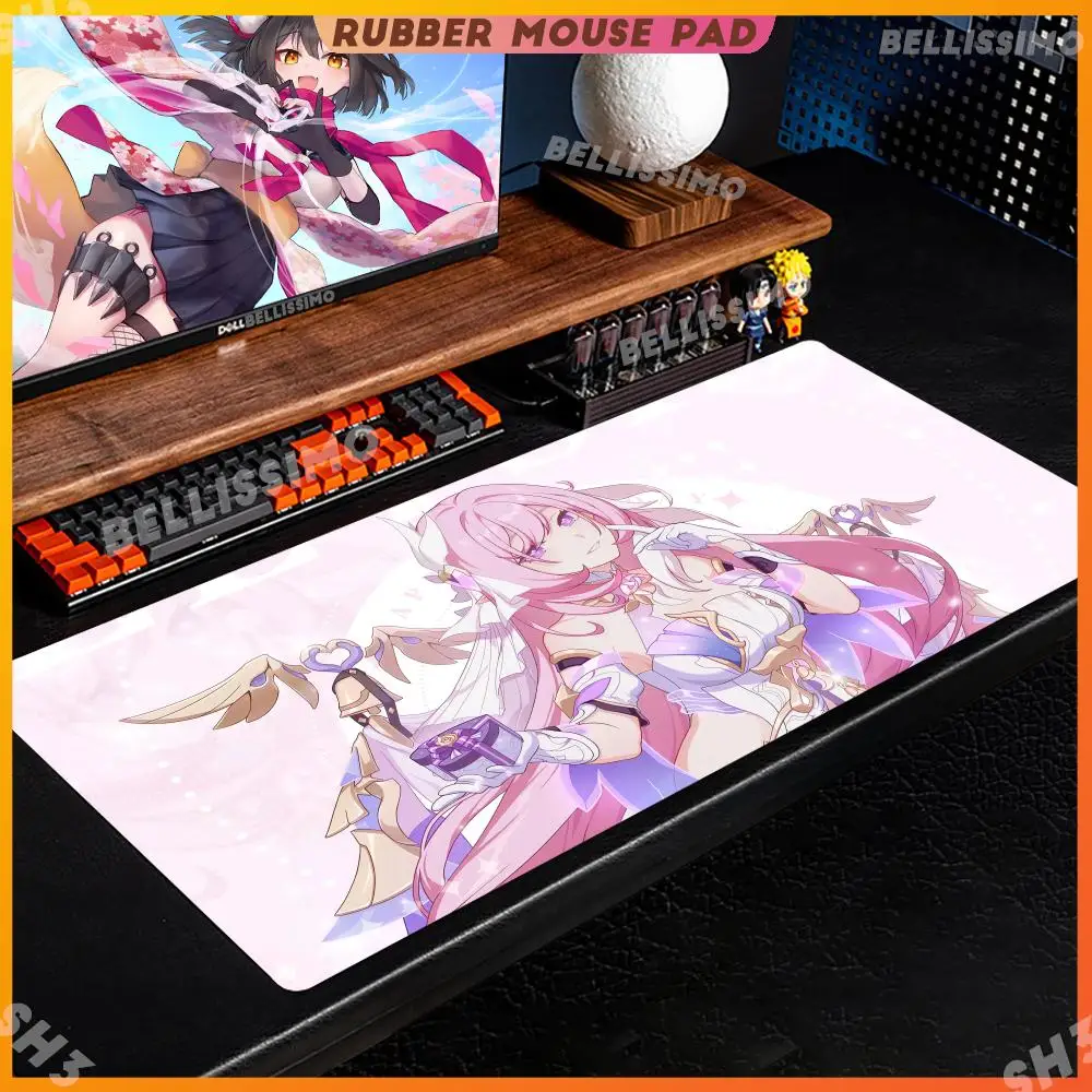 Elysia 1200x600 Rubber Mouse Pad  Large 4mm Super Thicking Desk Mat Extended Mause Desktop Mats Aesthetic Kawii Keyboard Pad