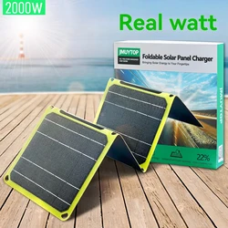 JMUYTOP Pannello solare portatile 5v 12v con regolatore di tensione USB AC batteria per cellulare DC 12-17V 50w Per stazione di ricarica