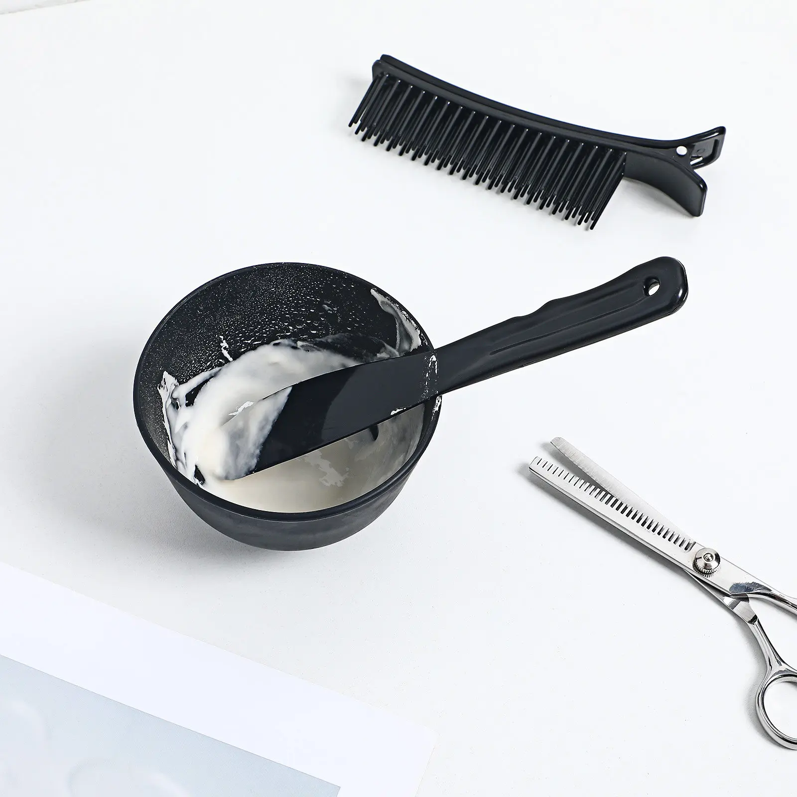 1Set Mud Mask Silicone Bowl Deep Bottom Facial Mixing Bowl Applicator Spatula DIY Tool Facial Bowls - view 6