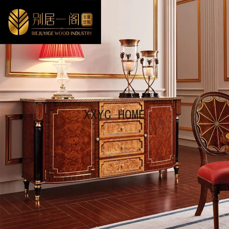 

British Acajou Alexander Luxury Solid Wood Sideboard Locker Cupboard