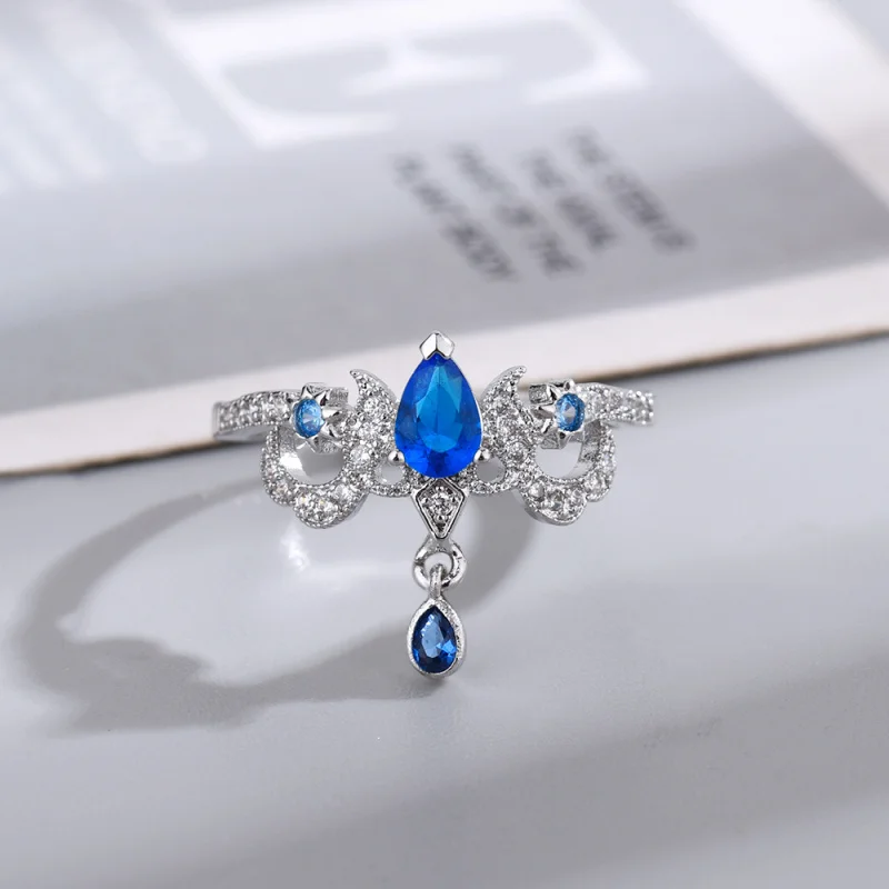 Anello originale God Fu Carlos dea dell'acqua Fu Fu fan originale cos accessori periferici anello di impressione bidimensionale