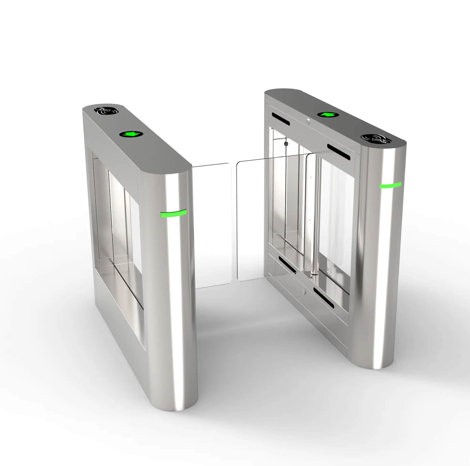 Shenzhen Facial Recognition Pedestrian Safety Luxury Manual Face Popular Forbidden Channel Guardrail Swing Turnstile