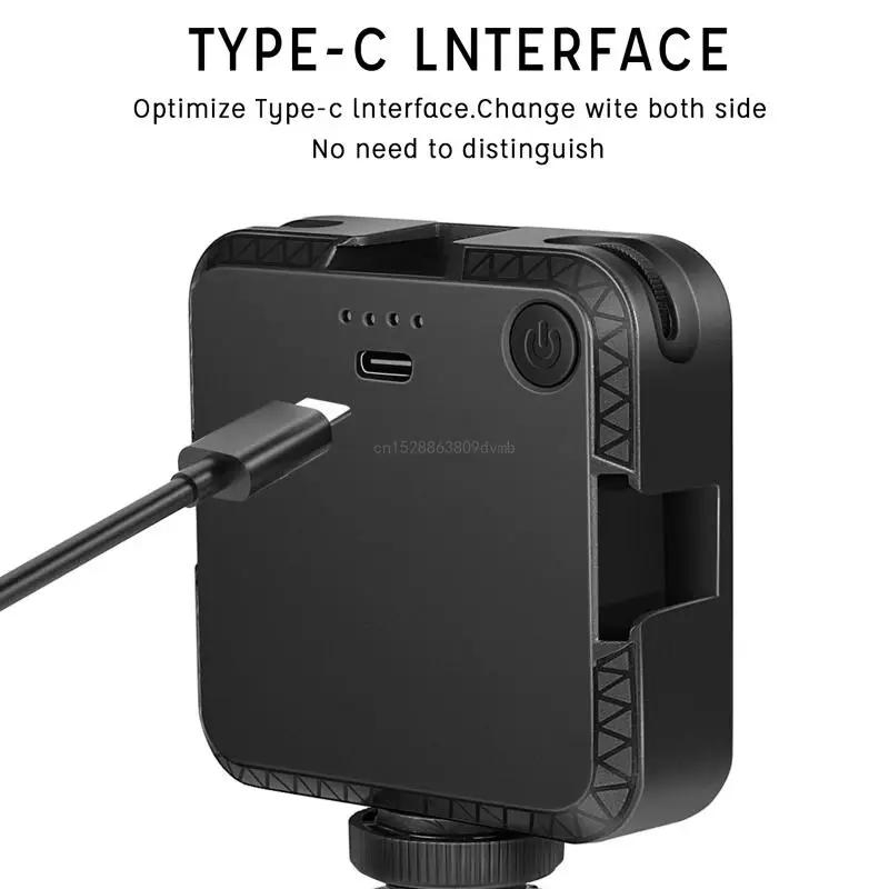 LED Video Light 2500-6500K Temperature Portable Photogaphy Lighting Dimmable Zoom for Studio DSLR Camera Smartphone