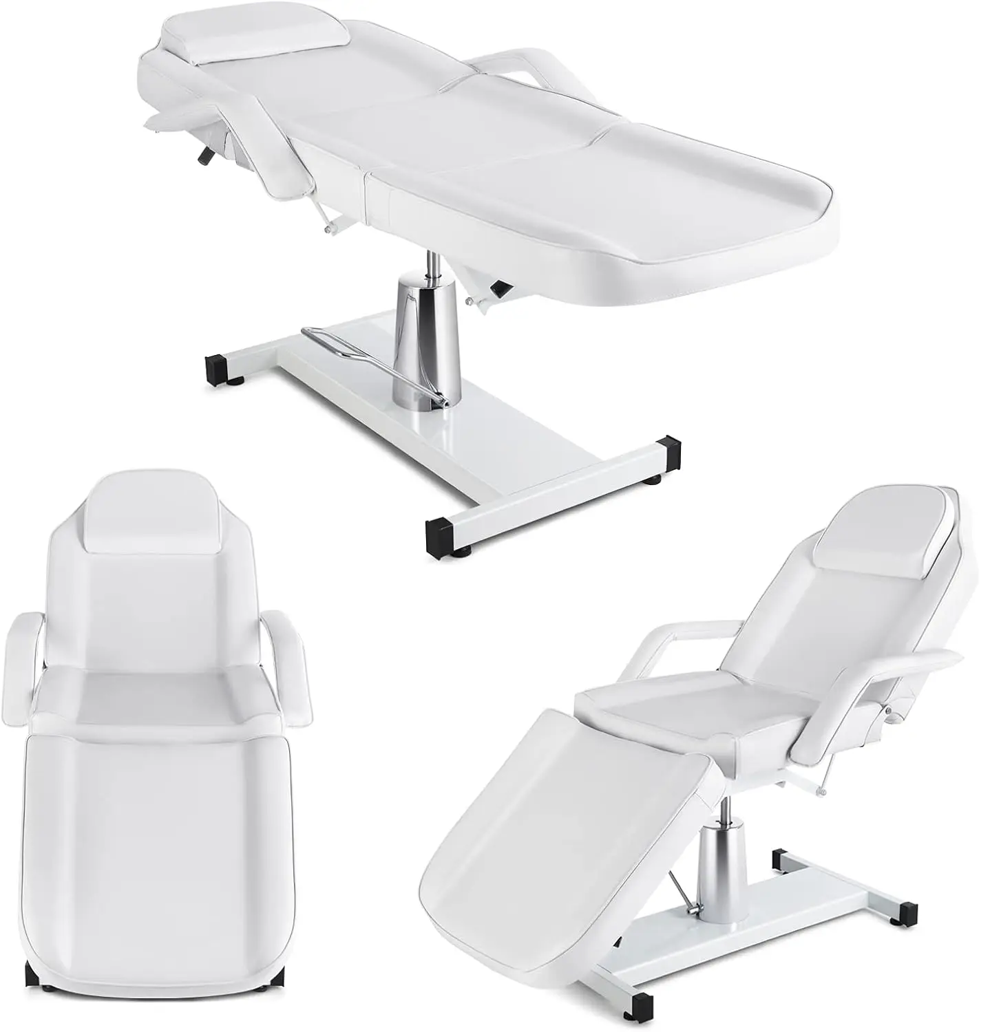 Hydraulic Facial Table Tattoo Chair Massage Bed Adjustable Professional for Esthetician Beauty Spa Lash Bed for Eyelash