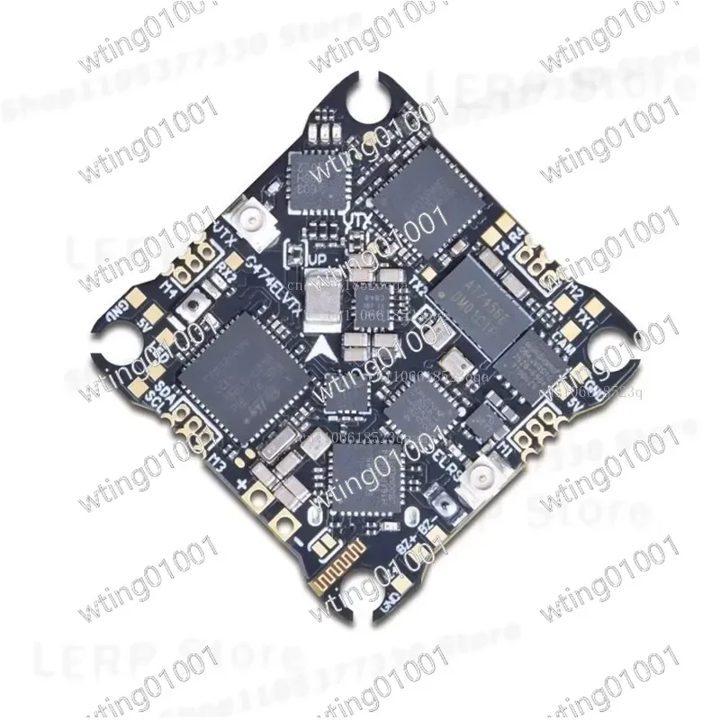 for G474ELVTX Integrated ELRS 2.4GHz RX 5.8GHz 400mW Video Transmitter 12A ESC 1S-2S Compact AIO Board for Mini FPV