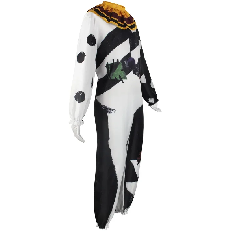 New Halloween Party Costumes Art The Clown Cosplay Terrifier Cosplay Costume Horror Clown Bodysuit Mask Full Suit for Men Adult