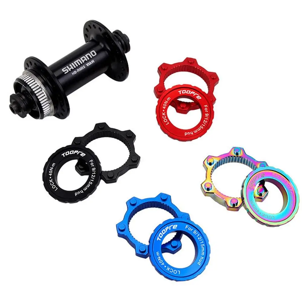 6 Bolt Rotors Bicycle Brake Adapter Center Lock Adapter 6-Hole Adapter Bicycle Centerlock Adapter Bike Center Lock Conversion