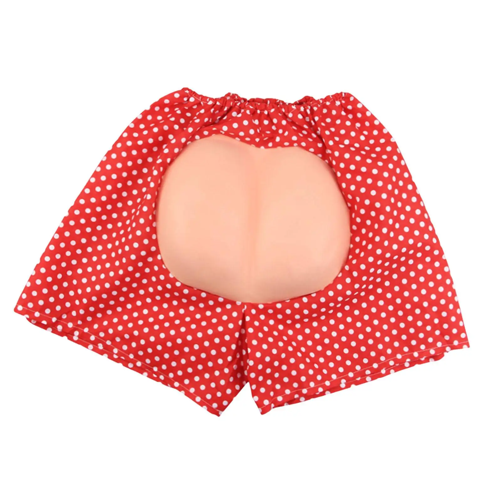 

April Fools Day Funny Fake Butt Shorts Hilarious Party Costume for Carnival Dance Festival Wear