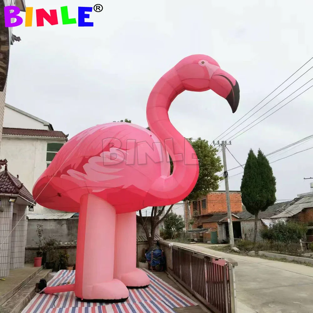 

Lady Party Decoration Giant Inflatable Flamingo Pink Inflatable Bird Animal Balloons For Advertising