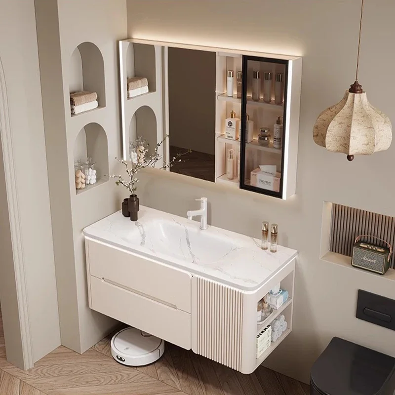 Bathroom Storage Furniture Luxury Narrow Cabinet Kitchen Salon Station Small Closet Meuble De Rangement Saving Multipurpose